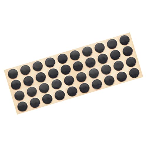 Ronde muis voeten schaatsen Pads 0,7mm voor Gaming Mouse voeten vervanging zwart 40Scs