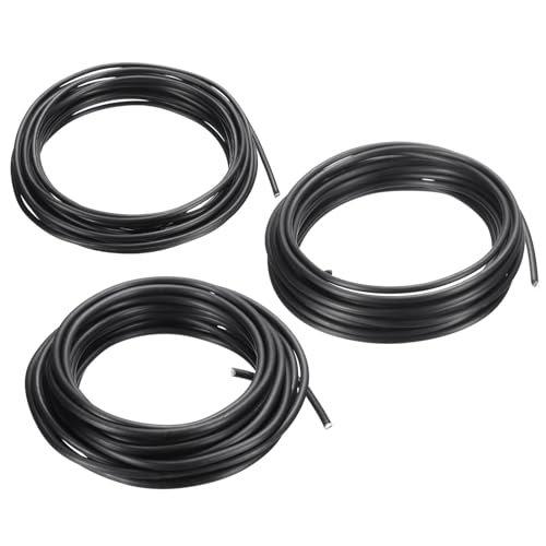 2.5/3/4mm Bonsai Draad 3 Rolls Bloemdraad Stengels Geanodiseerd Aluminium Boom Draad 4.5m Totaal voor Tuinieren Branch Bijlage Zwart