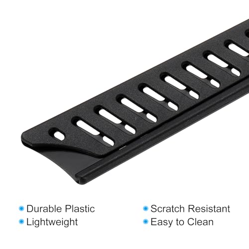 PP Veiligheidsmes Cover Mouwen voor 10 inch Broodmes, 2 Pack Messen Edge Guard Blade Beschermer Universele Mes Scheath voor Keuken, Zwart 4