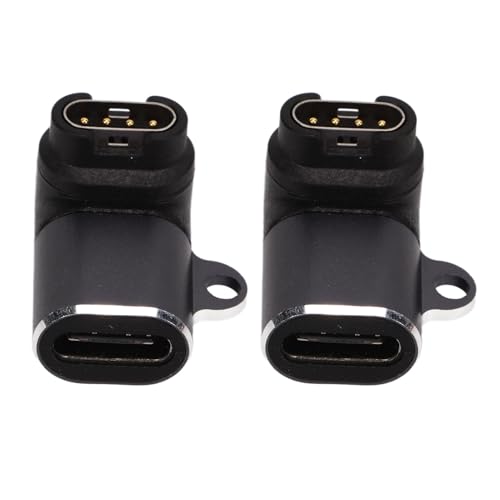 2Stuks voor Garmin type C Vrouwelijke Adapter - Professionele Mini USB C Adapter Voor Garmin Smart Watch 5