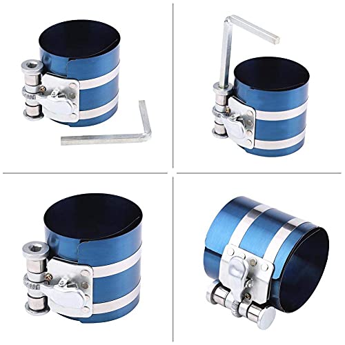 3/4Inch Automotor Piston Spring Compressor Installer Band Ratchet Motor Piston Spring Installer Tool met hoge kwaliteit Spring Steel Firm(3) 4