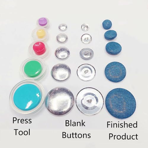 Set van 20 Referentieknopen, Stofzak, Ronde Knop Base, Zelfklevende Knoppen Set voor Hoeden, Overhemden, Rugzakken, 15mm 3