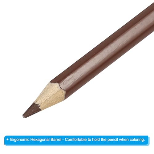 Waterverfpotlood, 12 stuks wateroplosbare potloden voor mengen, kleuren, schetsen, schilderen, koffie 4