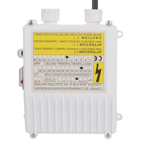 Huishoudelijke pomp controller onderdompelbare pomp Zuig Diepe bron pomp controle doos Bulit in thermische bescherming Circuit Breaker (750W EU-plug 220V)