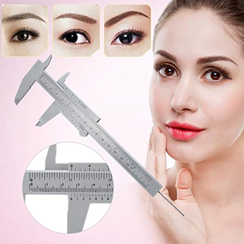 Eyebrow Liniaal voor make-up, 150mm Eyebrow Meethulpmiddelen, positionering Eyebrow Liniaal Template voor DIY Liniaal Accessoires, Eyebrow Template voor Microbladering voor Eyebrow Make-up