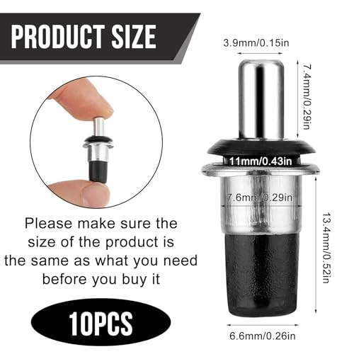 Spring geladen metalen Ring Reparatie Pennen, 10 st Plastic Blinds, Kabinet Deur Reparatie Pins Reserve Pins voor Kabinet Meubilair Planken 4