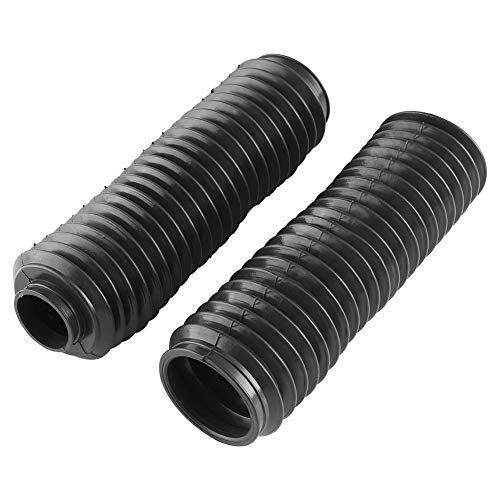 2 st. Shock Absorber stofhoes, cover vork stofdichte hoes laarzen Rubber Shock Gaaters zwart