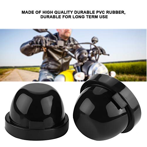 Verpakking van 2 75mm LED-Koplampen, Stof- en Waterdicht, Koplamp Compatibel met luchtdichte rubberen kap 3