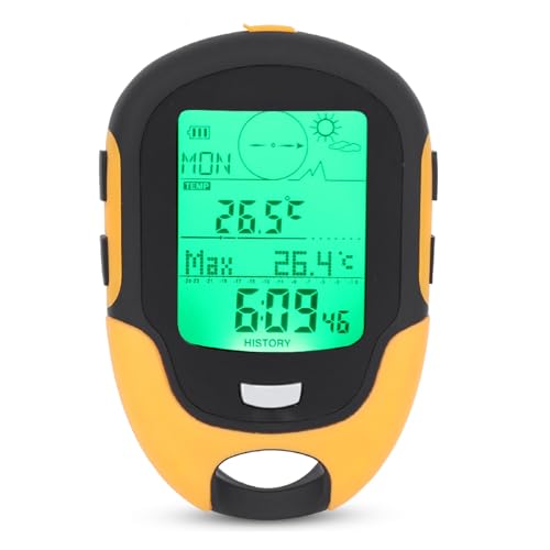 FR500 Outdoor Multifunctionele Auto Hoogtemeter Barometer Thermometer Hygrometer Kompas Digitale Hoogtemeter met meerdere functies Portable Walking Hoogtemeter