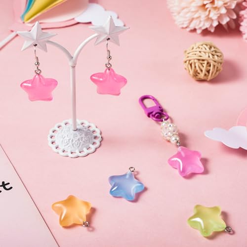 Kleurrijke Gummy Bears Cabochon kralen met Glitter Powder Flat Terug Hars Gummy Bear Charms voor kinderen DIY Crafts Scrapbooking sieraden maken, Hars, hars