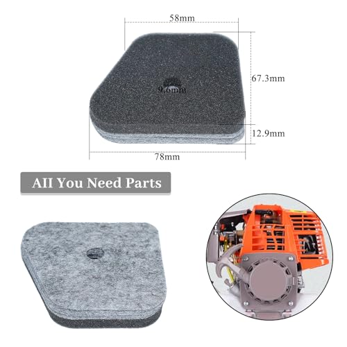 2Pcs Air Filter voor STIHL FS90 FS100 FS110 FS130 4 Mix Engine #4180-120-1800