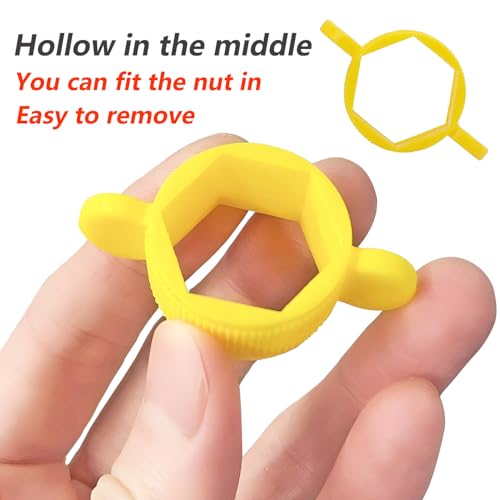 4 st 1/2 inch hex moersleutel, slang, hex moersleutel, afneembare moersleutel voor het vastzetten en losmaken van gevlochten slangen 4