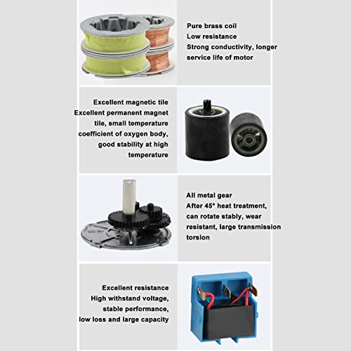 Jack Feeder Motor 20W Sterke geleidbaarheid Pellet Stove Auger Motor voor Biomass Pellet Stove (3r/min) 5