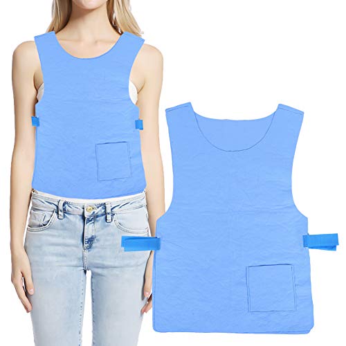 Koelvest, PVA Verstelbare zomer buiten koelvest voor mannen en vrouwen, hoge temperatuur kleding voor het werken buiten hardlopen, blauw