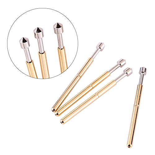 100 st P75-E2 Messing Spring Probe Conical Head voor PCB-tester