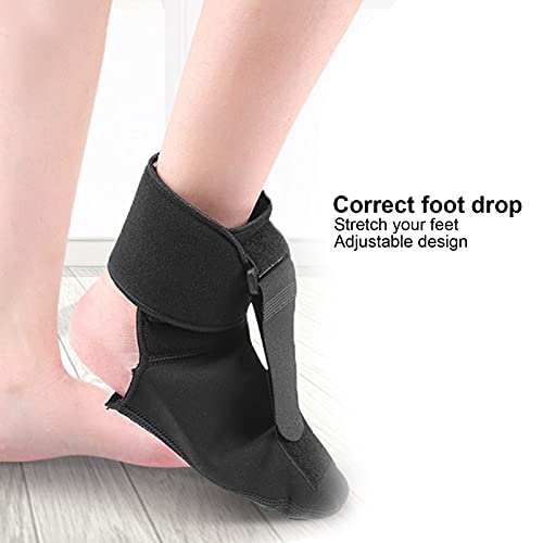 Drop voet Brace Plantar Fasciitis Night Splint Orthopedisch Brace verstelbare enkelband voor mannen en vrouwen(S)
