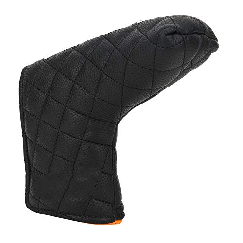 Magnetische Putterhoes - Waterdichte PU Headcover met Plush L Vormgegeven ontwerp voor optimale bescherming Black Color Club Accessoire (BLACK)