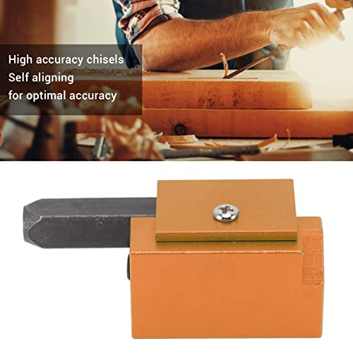 Hoekbeitel, Rechterhoekbeitel, Vierkante verzonken Scharnier Scharnier Houten Beitel, Houtbewerking Spring geladen Hoek Hout Beitel Gereedschap voor Vierkante Scharnier (Goud) 5