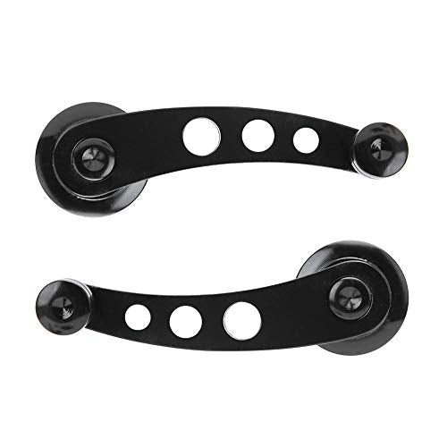 3 Inch Luier Crank Grip Wrapper Universele Zwarte CNC Aluminium Legering Window Handle Handle Crank Set Auto deur Venster Handvat Wrapper Geschikt voor Chevy 5