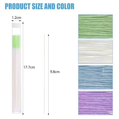 240 st. Ear Hole Cleaner Wegwerp oor Oor Piercing Schoonmaak Silk oorbellen Piercing Reiniging Line Care Reiniging Tool Odor Verwijdering voor oorgaten, Nazorg,, papier, Geen edelsteen