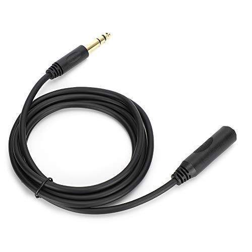 Man naar vrouw o Kabel stereo o Kabel Pure Koper Dirigent met afscherming 6.35mm Stereo Man naar vrouw o Extension Kabel voor geluidskaart elektrische gitaar (6m) 4