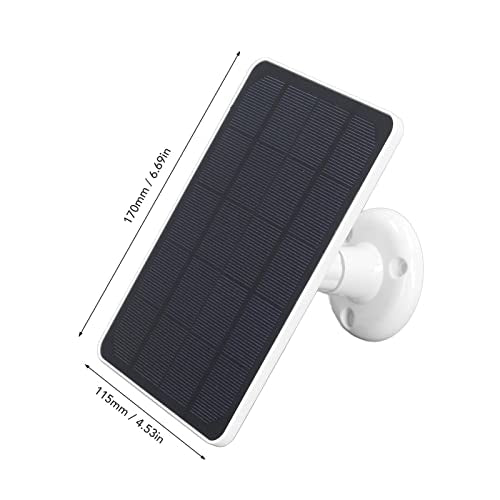 Zonnepaneel voor camera, Camera Solar Panel Charger Type C uitgang 10W Cam Batterijlader voor apparaten