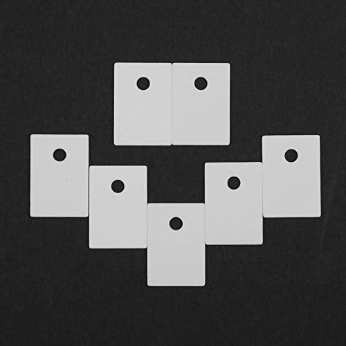 100 st TO-220 14x20x1mm Aluminium Keramische isolatieplaat Hoge weerstand Elektrische isolatie MOS Transistor IGBT Koelkussen met 3.2mm Gat