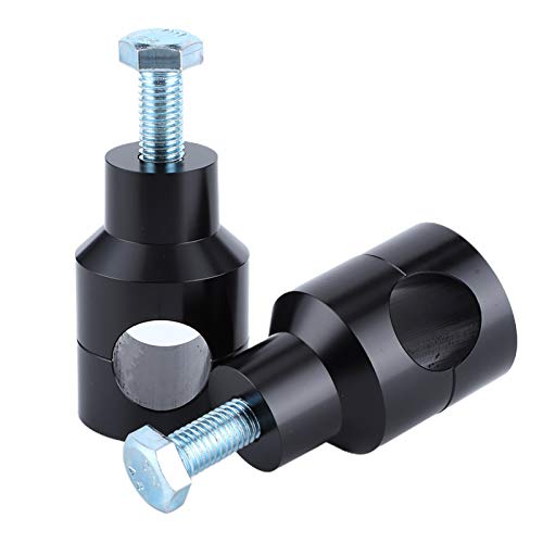 25mm/1.0in handgreepklem, Universele Circular Motorfiets handvat Riser Bracket Mount Clamp (zwart 25mm)