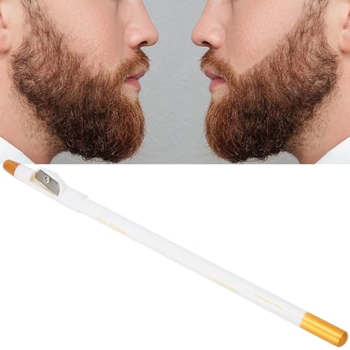 Kapper Pen, Baard Pen Filler, Clipper Tracer Grooming Potlood Barber Supplies, Tracing Tool / Guide voor Baard, Root Headset, Pointed Baard voor Styling en Baard Vormen, Wit 4
