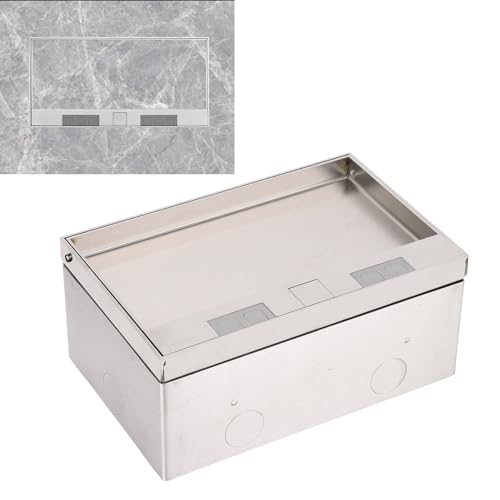 AC250V 4000W Verborgen Floor Socket Roestvrij stalen Socket Socket Inbouw Floor Socket EU Outlets Waterproof Flame Retardant Embedded Floor Socket 5