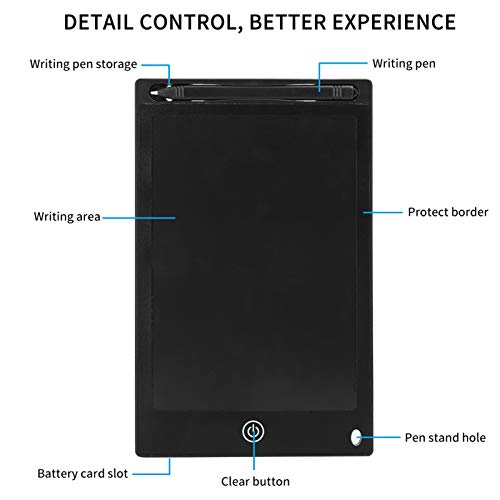 LCD Schrijven Tablet - Electronic Writing Pad - Digitale tekenbord in kleur - Notepad voor kinderen 8.5 Inch - Memobord voor kinderen En volwassenen 3