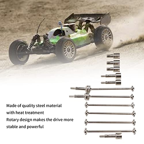RC CVD Rijden Schacht Kit, Steel Drive Shaft Dogbone Joint Set Heat Treatment Upgrade Reserveonderdelen voor 144001 RC Car 3