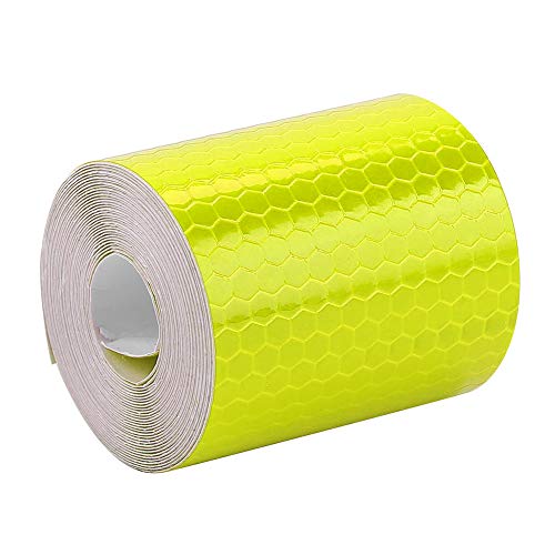 Reflecterende Tape Sticker, 5cm x 3m Veiligheid Zelfklevende Reflecterende Tape, Universal Safety Reflective Warning Lights Sticker, voor Fiets en Auto 3