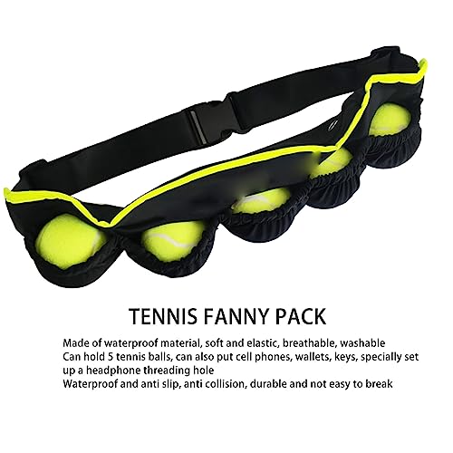 Draagbare sportbalhouder, duurzame balhouder met hoge capaciteit, tennisgordel, fitness, mobiele telefoon, sportapparatuur Fanny Pack