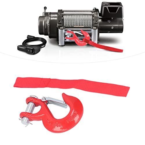 Aanhangwagen vorkhaak, Roestvrij vorkhaak, 2,5 kg, 10 cm Limit Capaciteit, voor Lift Deur voor Offroad (Rood) 4