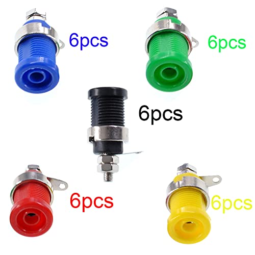 30st 4mm Banana Socket, Banana Socket, Speaker, Terminal Binding Post Box, 4mm Banana Plug, 4mm Speaker, Versterker Jack, Banana Plug, Bushing, Jack Connectors