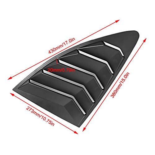 1 Pair Rear Side Window Slats Spoiler Panel voor 86 GT86 2013-2019 voor BRZ 2013-2019 3