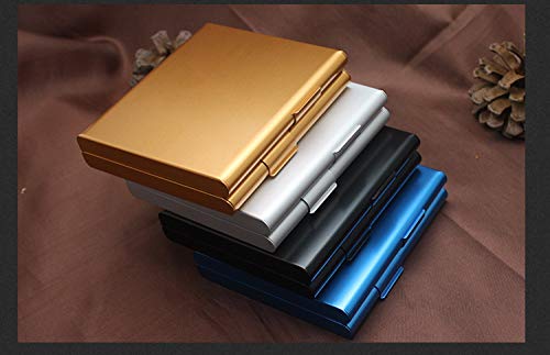 Case Sigaretten Metaal sigarettendoos - Aluminium sigarettendoos voor 20 sigaretten (zwart) 4