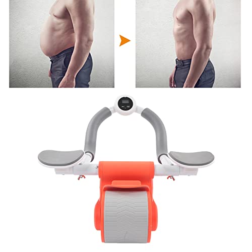 Fitness Core Board Trainer en Ab Roller Wheel 2-in-1 Multifunctioneel Fitnesssysteem voor thuis - Hoekbreedte verstelbaar, anti-slip Grip ontwerp 3