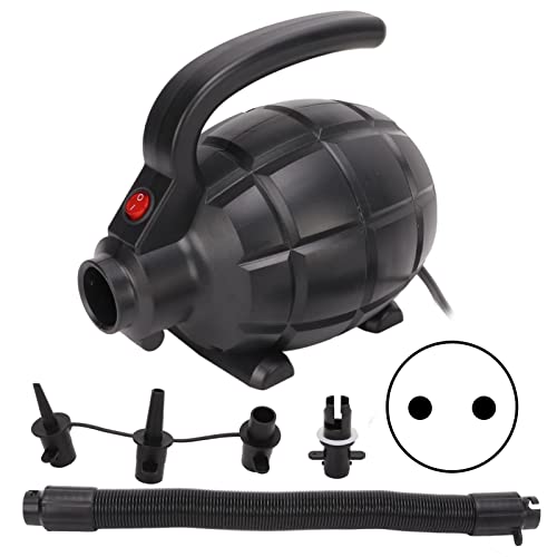 Elektrische luchtpomp hoge druk Quick Fill 600W gereedschapsset voor Inflatie Deflatie met 4 Nozzles Inflator/Deflator Snelle luchtpomp voor Airbed Zwembad Raft boot Zwemring(EU Plug)