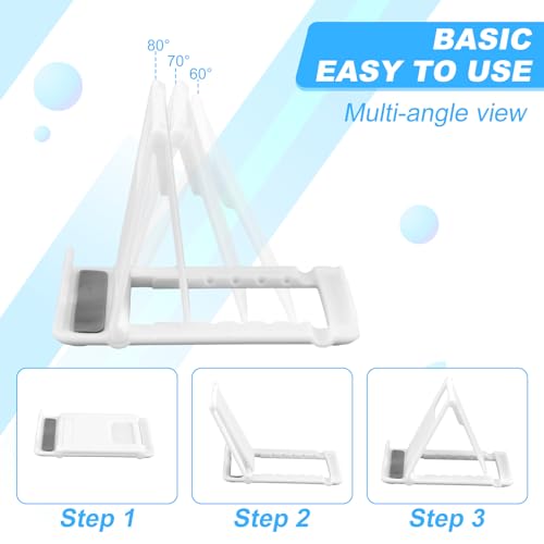 2 stuks opvouwbaar Mobiele telefoonstand, Mini Tablet Stand, Portable Phone Holder, Docks voor Cafes, Desks, Home, Bekijk films en video's