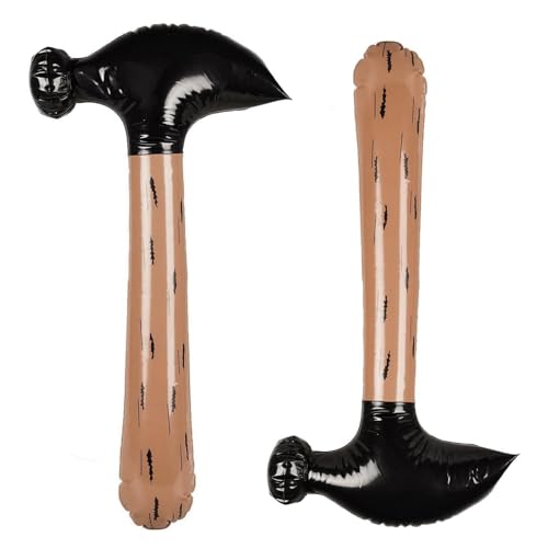 2 stuks opblaasbare Hammer Fancy Prop Hammer Accessoires Opgeblazen Blow Up Pool Party Decoraties