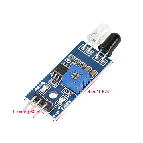 5 stuks Infrarood Reflector Sensor Reflectieve Module Smart Car Robot 2-30 cm detectie afstand verstelbaar