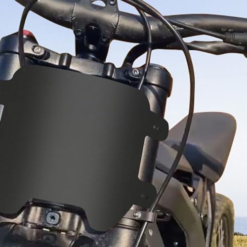 Front License Plate, Motorfiets License Plate Matte Zwart Eenvoudig te installeren License Plate Vervanging voor SUR-RON Light Bee Light S X 5