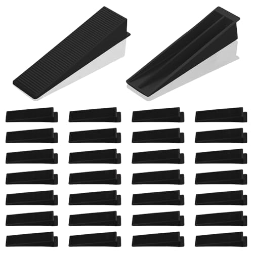 30Pcs Plastic Fence Panel Wedges, Tile Leveling Invoegen Locator Stop met Herbruikbare Spacers en Rattling Sound Stoppers