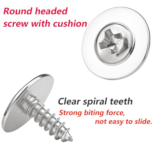 Verpakking van 25 Phillips Plaatschroeven M3 x 6 x 10 mm Houtschroeven gemaakt van roestvrij staal 304 voor kunststof en hout 4