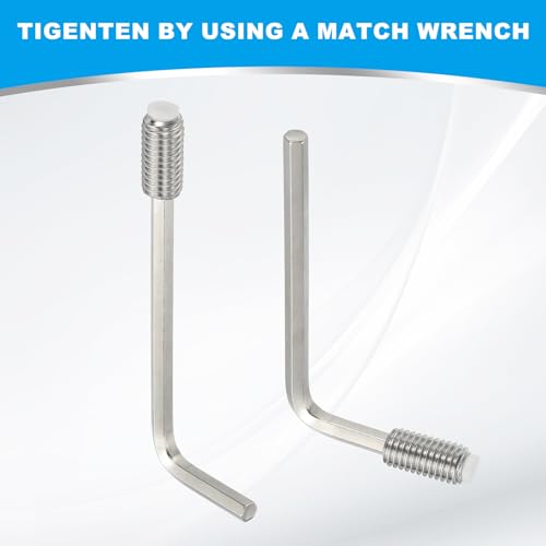 Macking schroef M8 x 25 mm, 5 stuks roestvrij staal 304 Metric Hex Head Head Head Hex Head Hex Head Hex Socket Fittings met Hex Socket 4