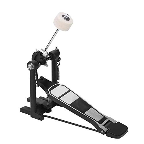 Bass Drum Kick, Black Drums Set Voet Pedal Single Bass Dual Pedal Voet Pedal Kick Percussion Toebehoren voor kettingaandrijving
