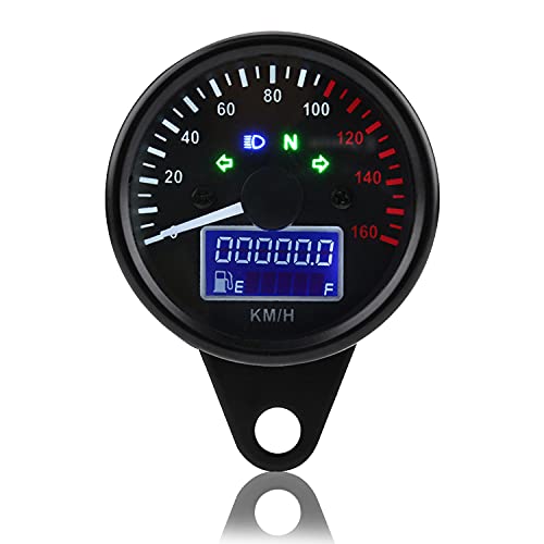 Universele motor digitale LCD-snelheidsmeter motortachometer snelheidsmeter 160kMH DC12V