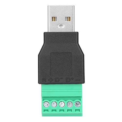 2st USB Man Plug To, Cosses Schroef Cosses 5 Pin Schroef Clamp Adapter Connector Generator Module Terminal Connector 5